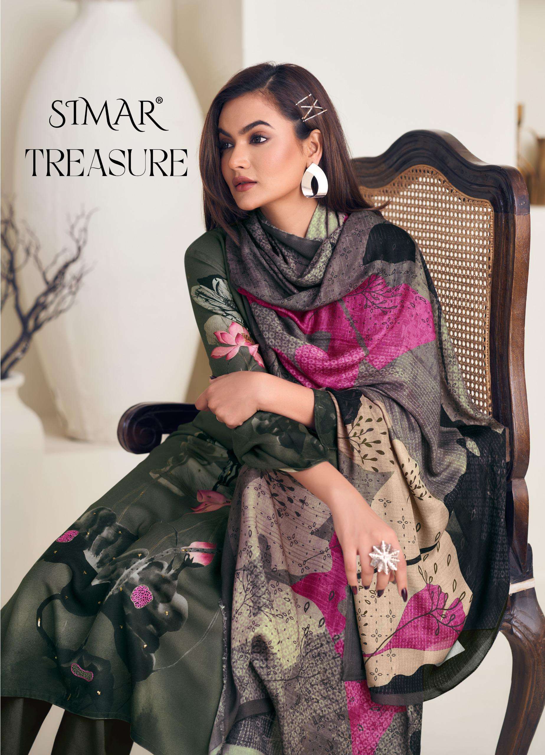 treasure by simar exclusive designer casual wear salwar suit supplier 