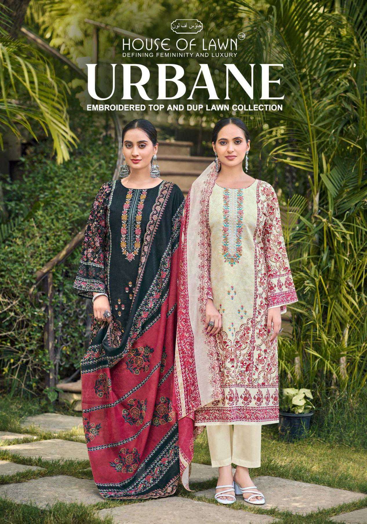 urbane by house of mist 1001-1006 series exclusiove designer embroidered salwar suit wholesaler 