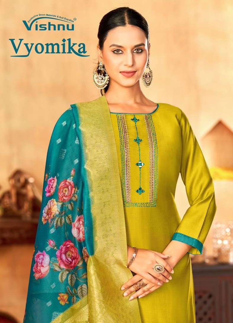 vyomika by vishnu exlusive designer salwar suit wholesaler surat