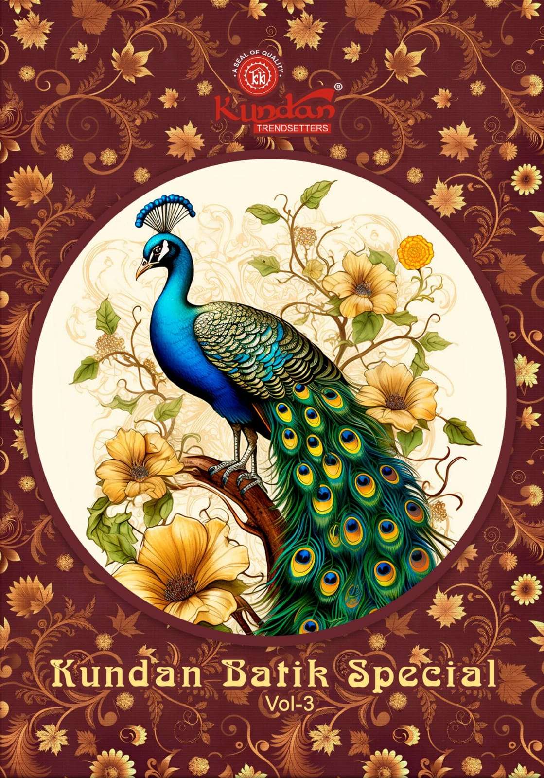 batik vol-3 by kundan fancy printed casual wear cotton readymade collection wholesale dealer surat