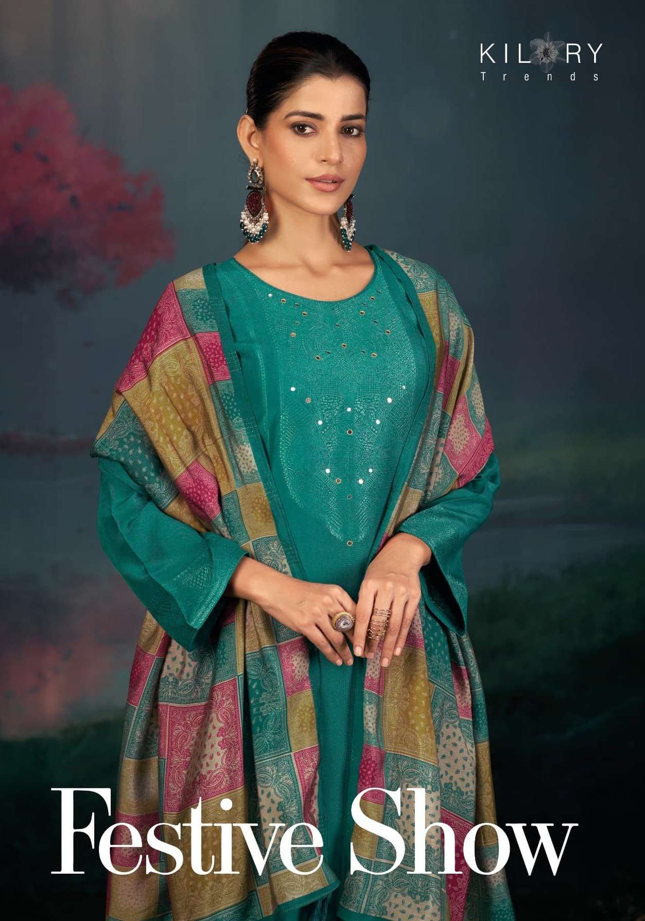 festive show by kilory trends exclusive designer festival wear salwar kameez wholesaler surat