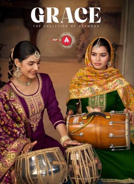 grace by four dots colors exclusive designer party wear saolwar suit supplier 