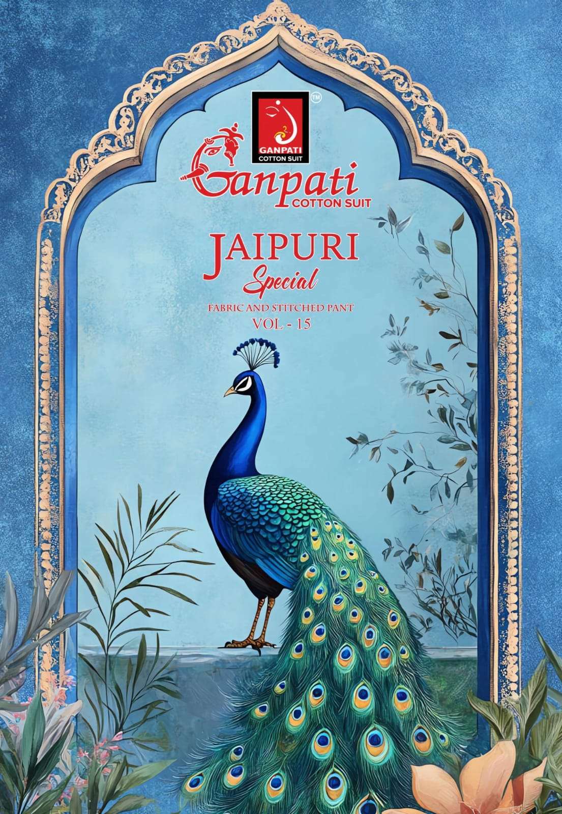 jaipuri special vol-16 by ganpati cotton suit 326-340 series cotton designer suit wholesale price surat