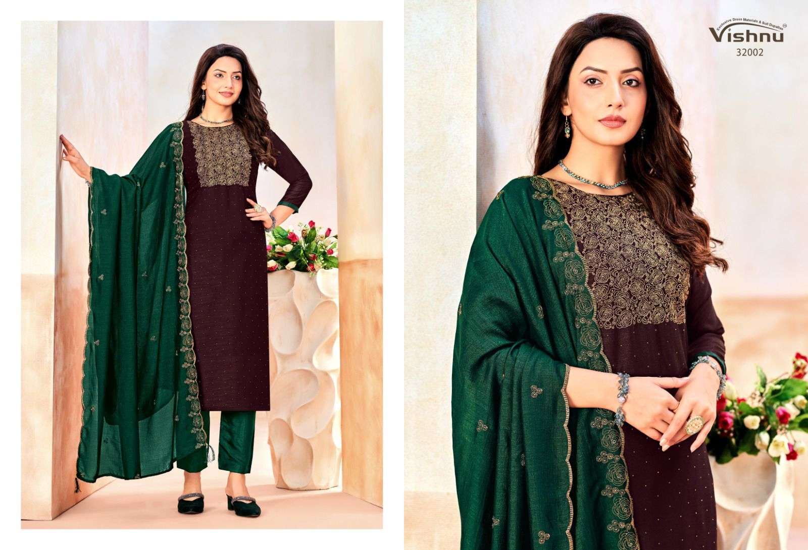 naaira vol-5 by vishnu exclusive designer casual wear fancy work salwar suit supplier 