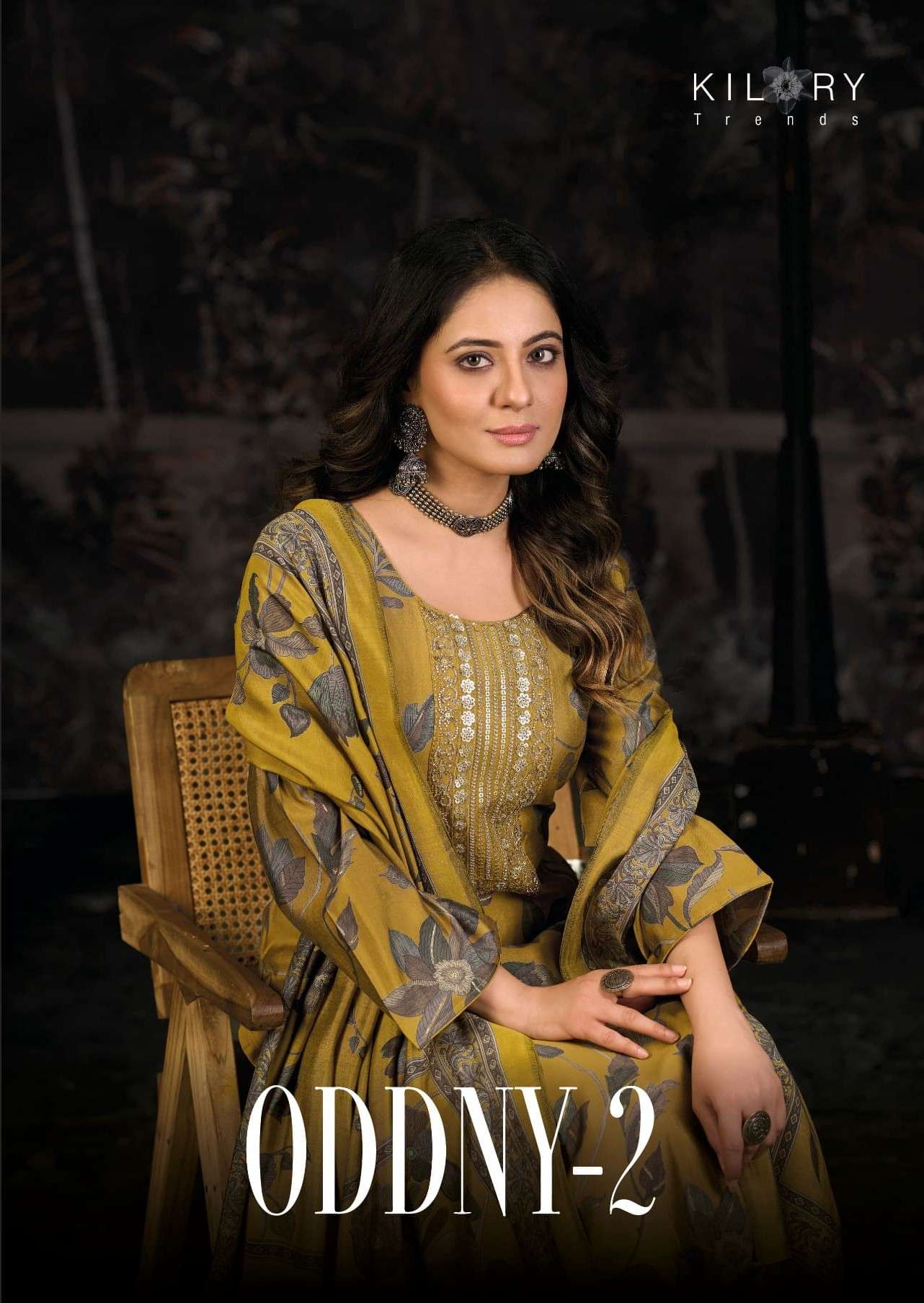 oddny vol-2 by kilory trends exclusive designer beads embroidered mudlin silk suit wholesale dealer surart