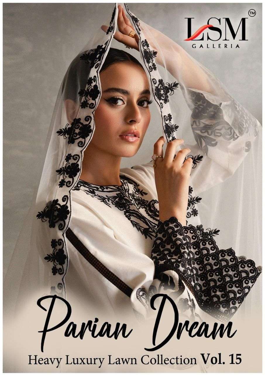  parian dream vol-15 by lsm latest designer printed salwar suit wholesaler surat