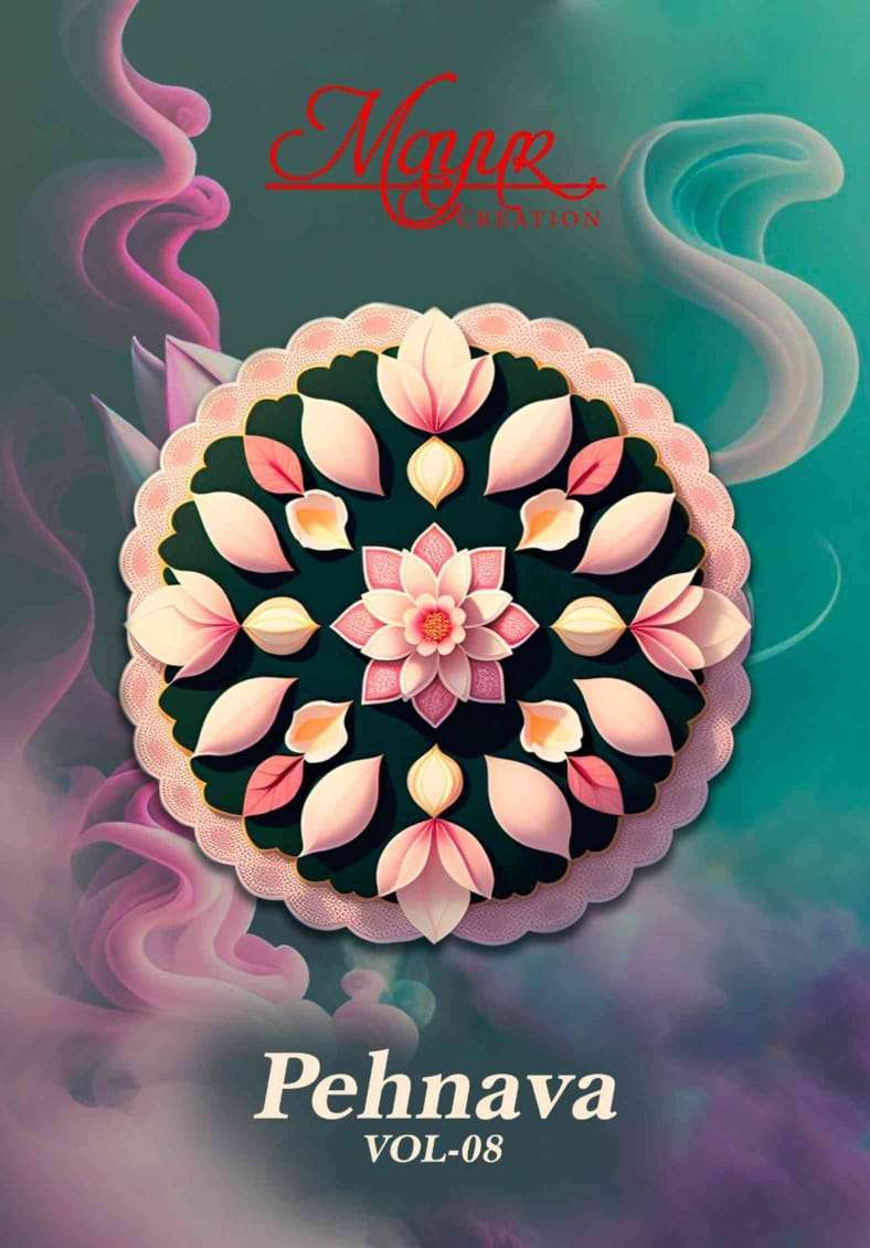pehnava vol-8 by mayur creation colors designer daily wear cotton salwar suit supplier 