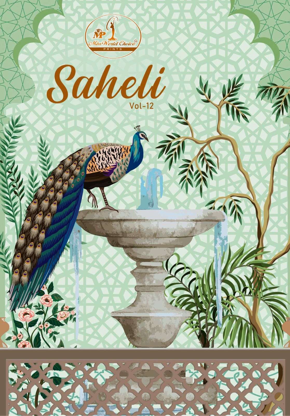 saheli vol-11 by miss world choice 12001-12010 series fancy cotton suit wholesaler surat