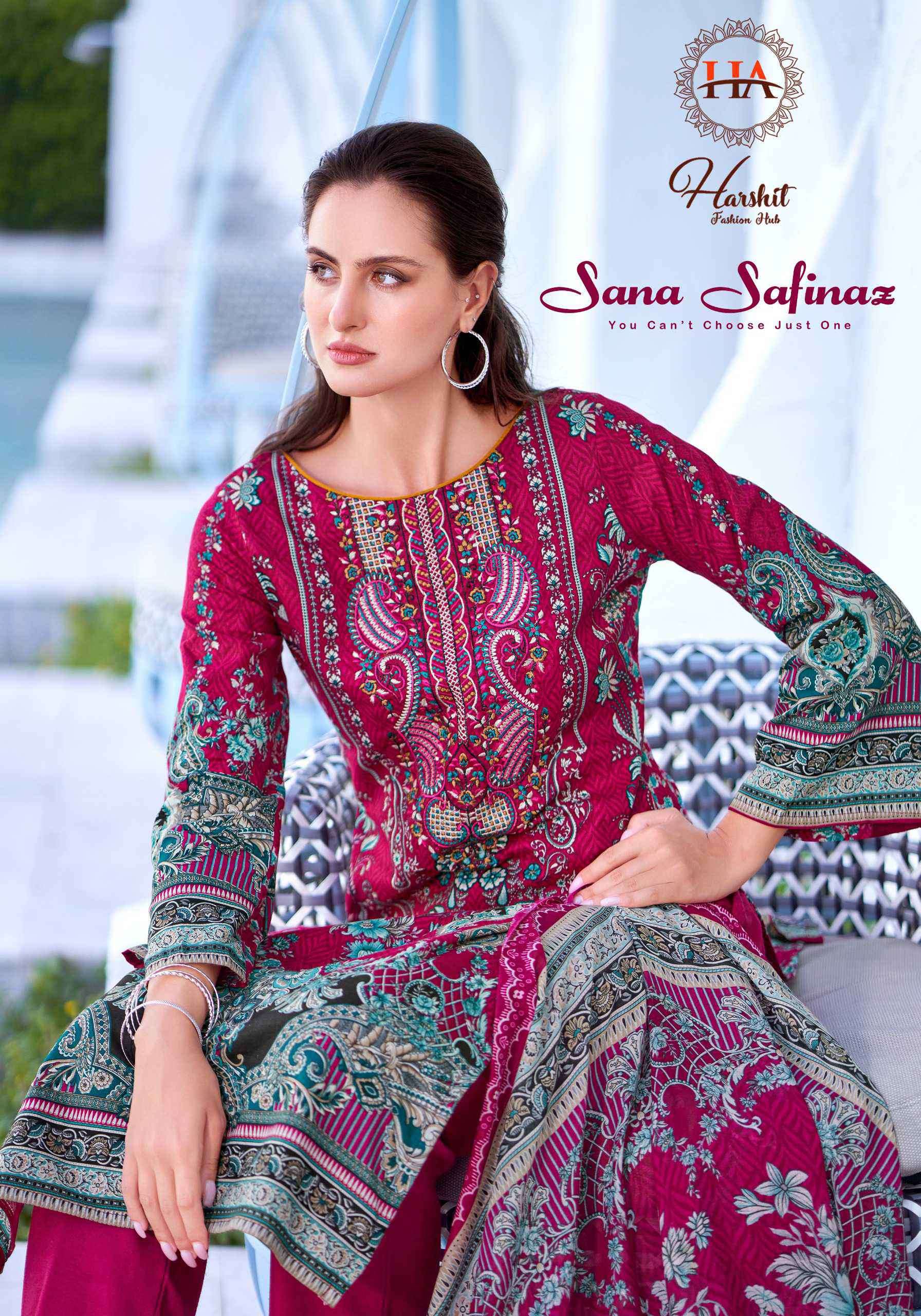 sana safinaz by harshit fashion cotton pakistani printed sui whoelsaler surat