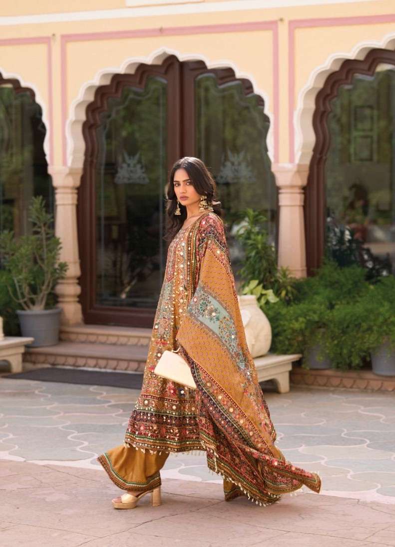 seerat vol-3 by your choice exclusive designer party wear readymade plazo suit supplier 
