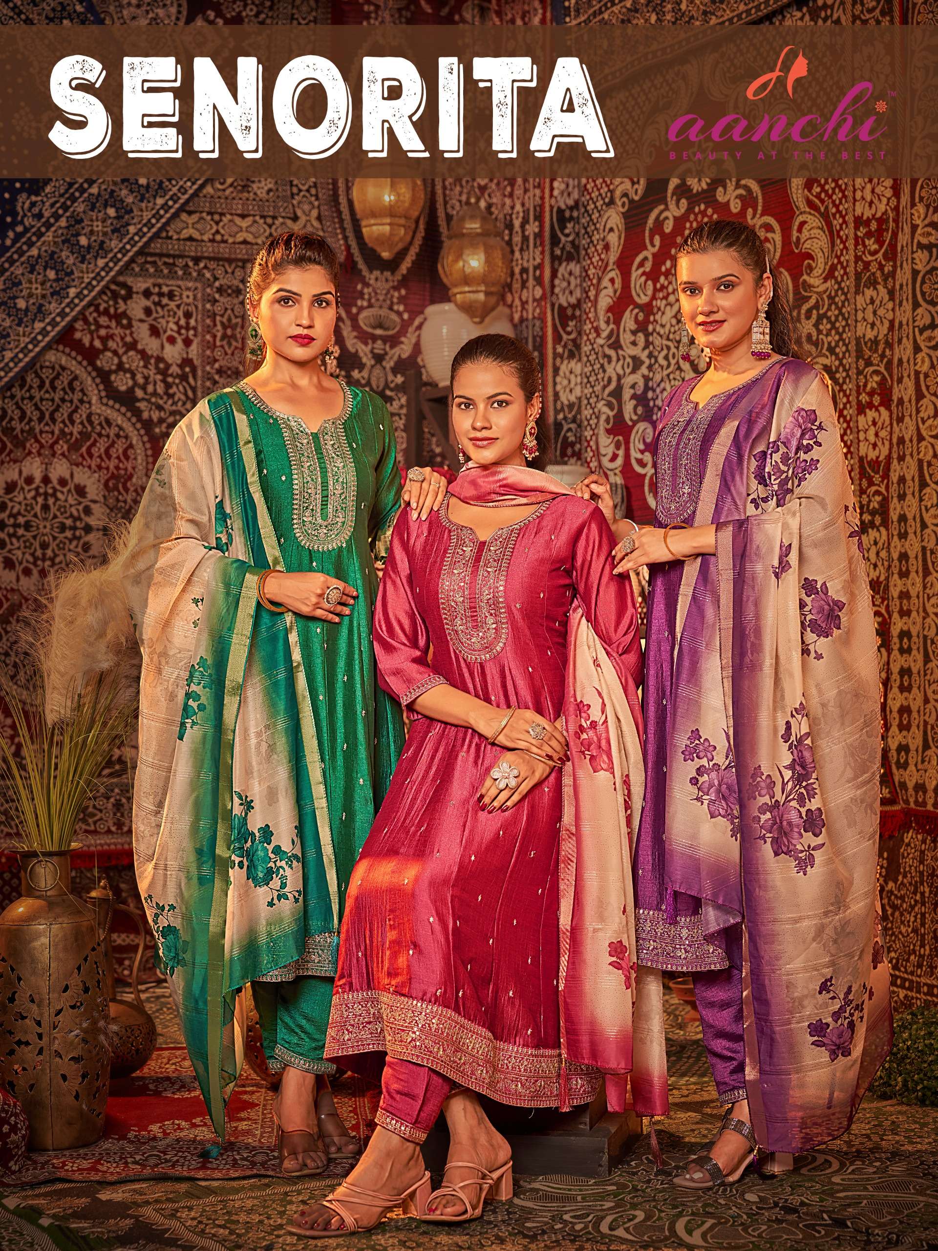 senorita by aanchi flair concept kurti wholesale price surat