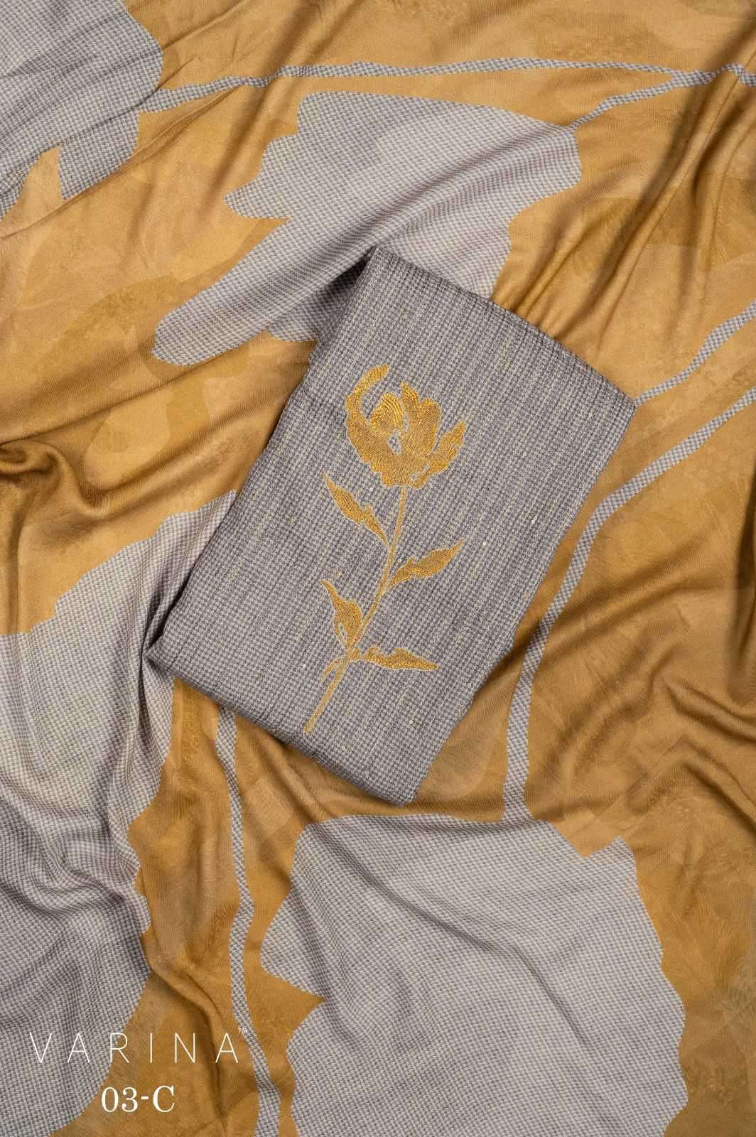  03 by omtex exclusive designer kashmiri check printed salwar kameez wholesale price surat