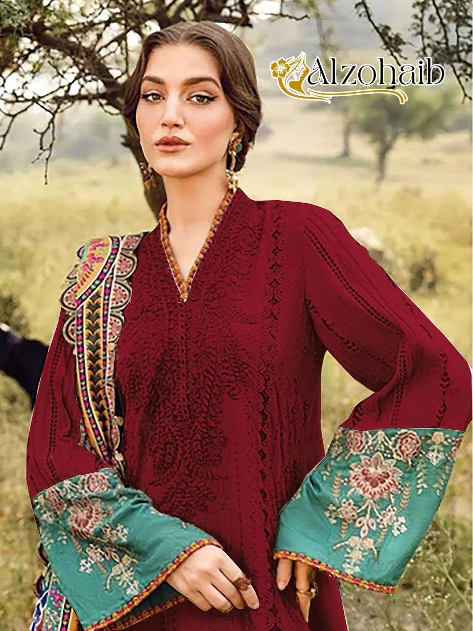 1261 by al zohaib cotton designer paskistani salwar kameez wholesale price surat