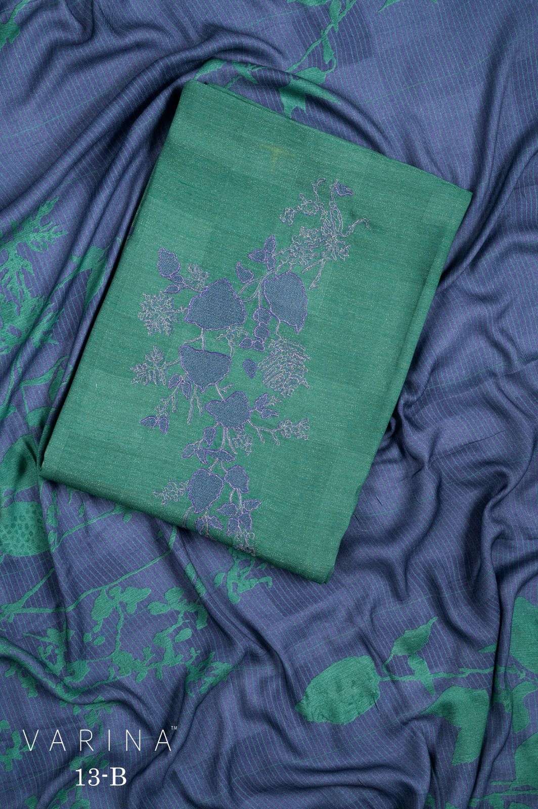 13 by omtex fancy embroidered digital printed salwar kameez wholesale price surat