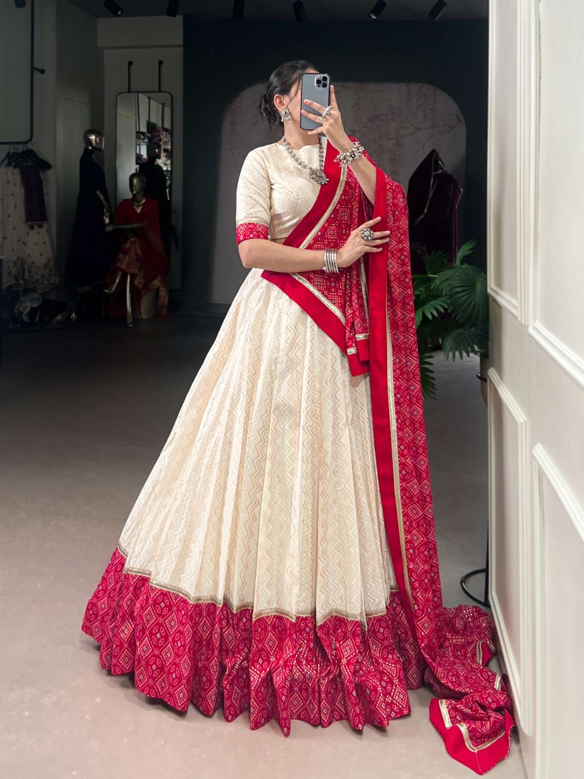1669 by lnb exclusive designer navratri wear cotton lehenga wholesale price surat