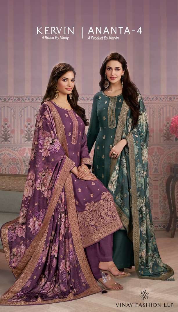 ananta vol-4 by vinay fashion 76381-76384 series fancy designer pashmina salwar kameez wholesale price surat