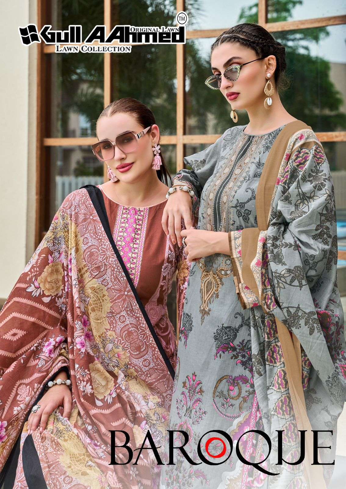 baroque by gull aahmed 1001-1006 series lawn designer party wear suit wholesale price surat
