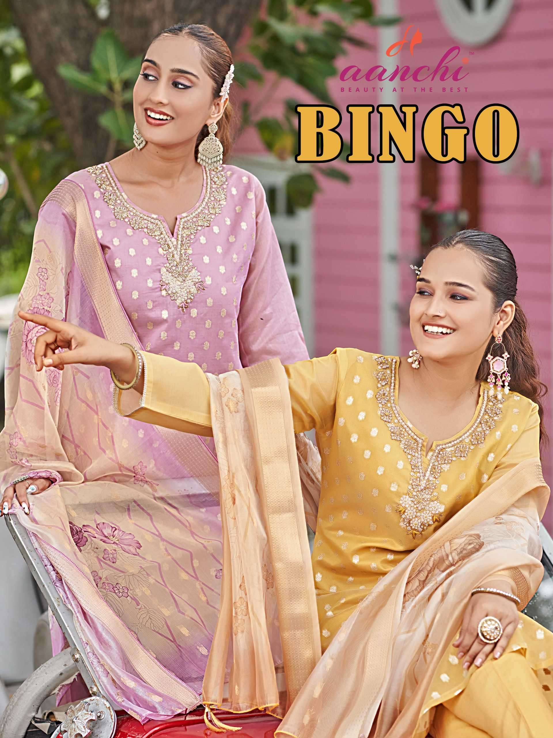 bingo by aanchi colors straight cut designer readymade kurti wholesale price surat