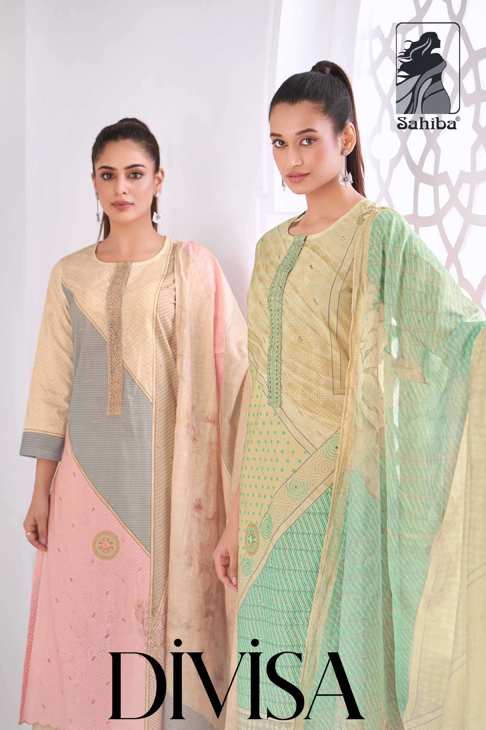 divisa by sahiba lawn digital print embroidered salwar kameez wholesale price surat