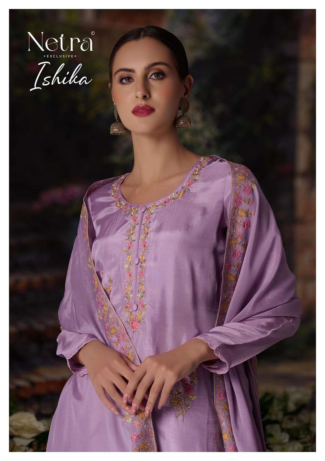 ishika by netra 1135 colors bemberg silk designer salwar kmaeez wholesale price surat