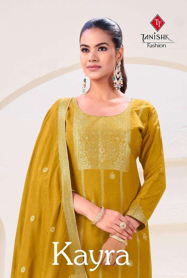kayra by taniksh 401-404 series muslin jacquard salwar kameez wholesale price surat