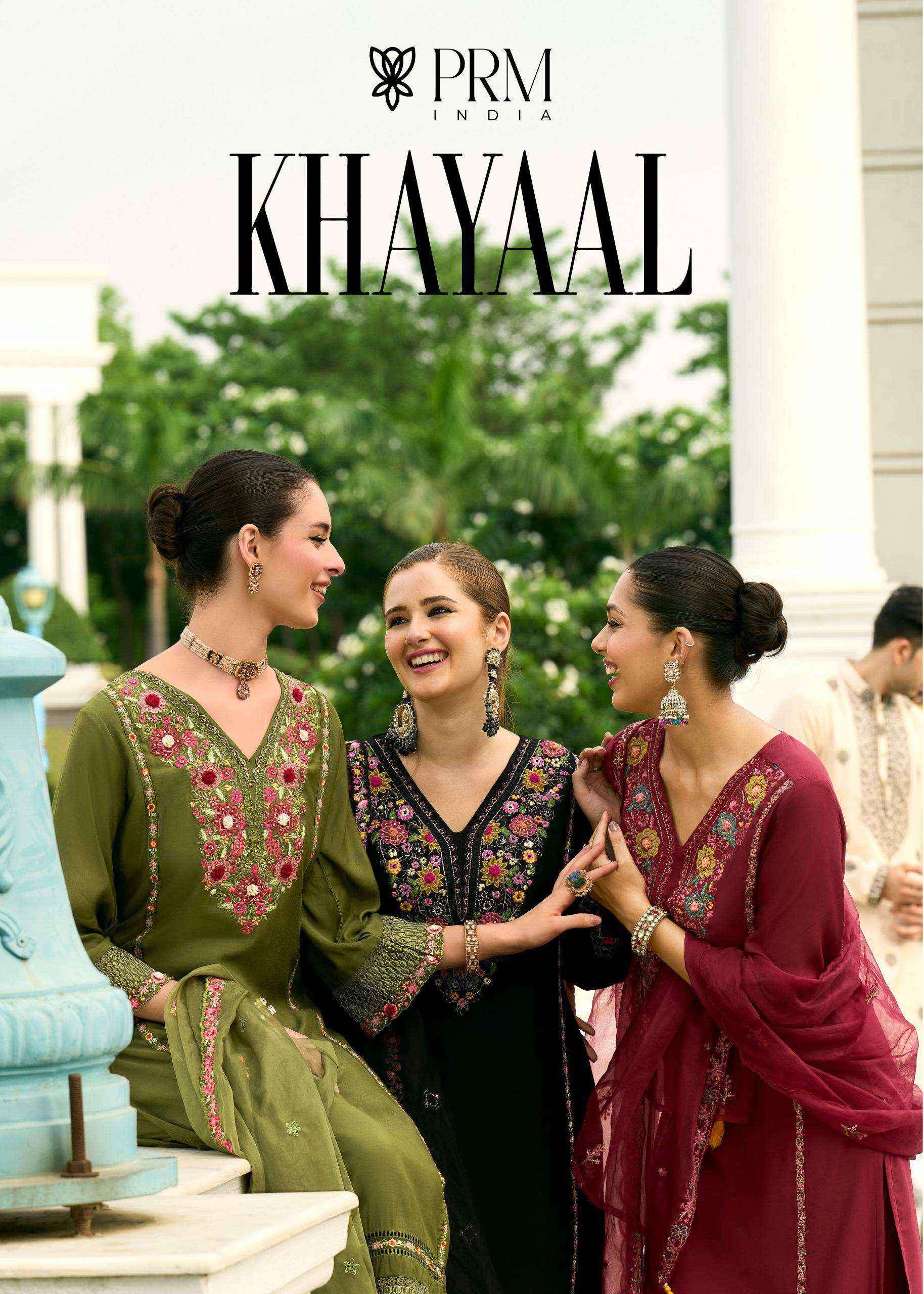 khayaal by prm trendz 5119-5124 series exclusive designer party wear chanderi suit wholesale price surat