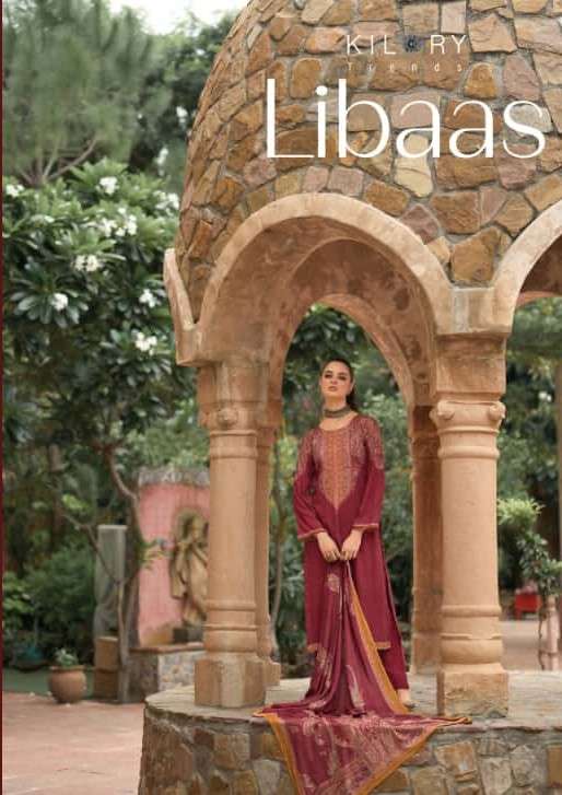 libaas by kilory trends 1911-1916 series viscose pashmina designer salwar kameez wholesale price surat