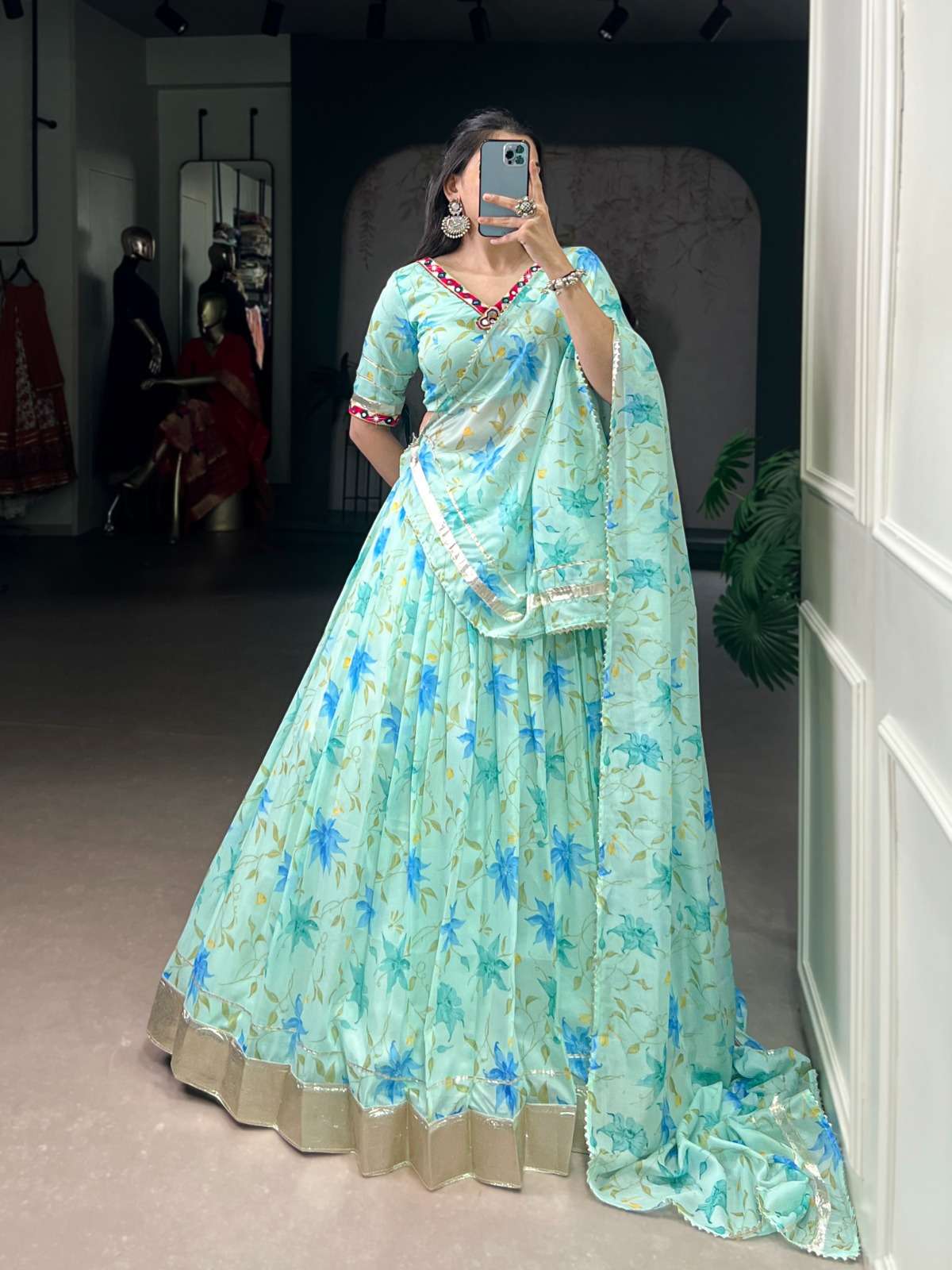 lnb 1716 tabby silk designer navaratri wear lehenga wholesale price surat