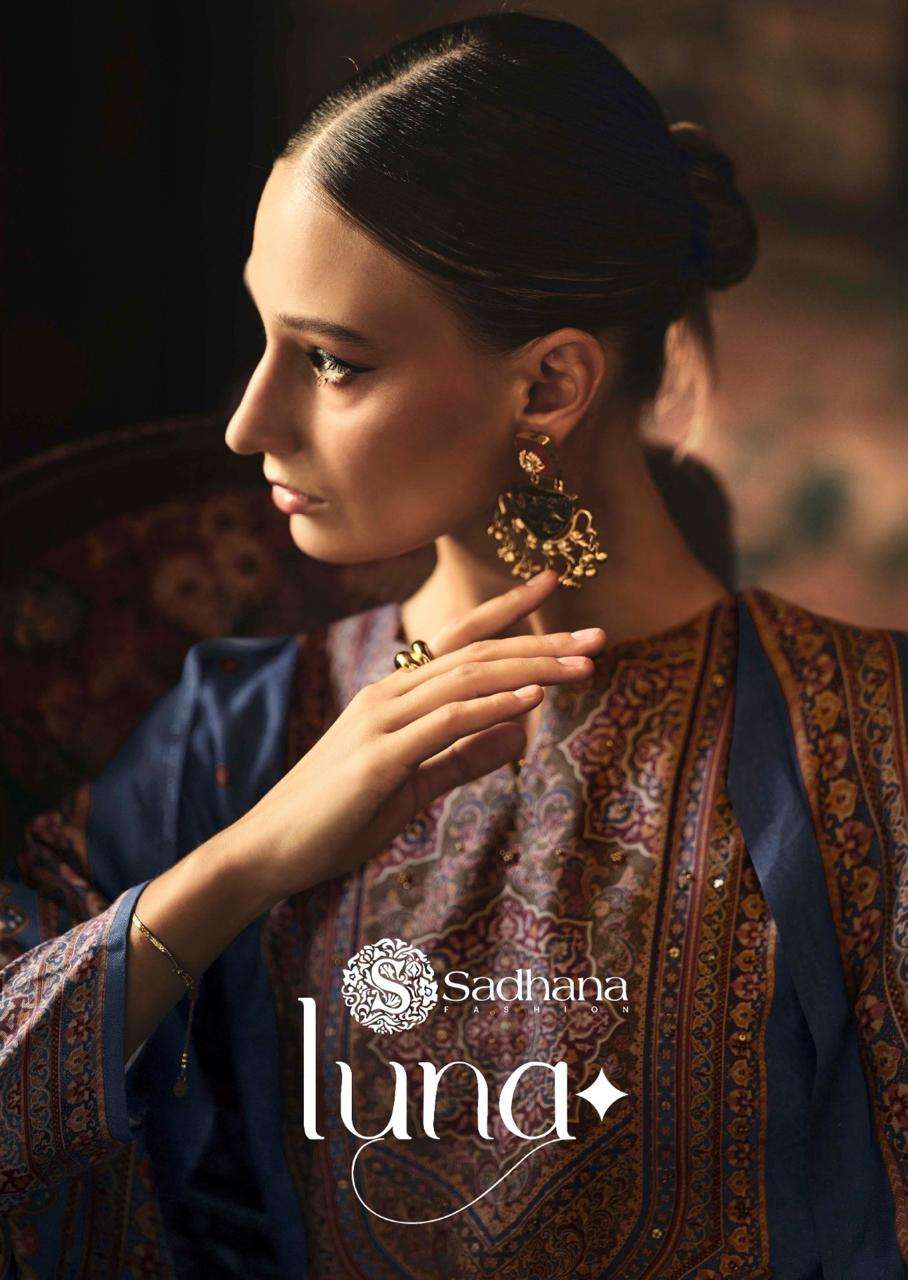 luna by sadhna fashion 11536-11541 series fancy digital printed pashmina salwar kameez wholesale price surat