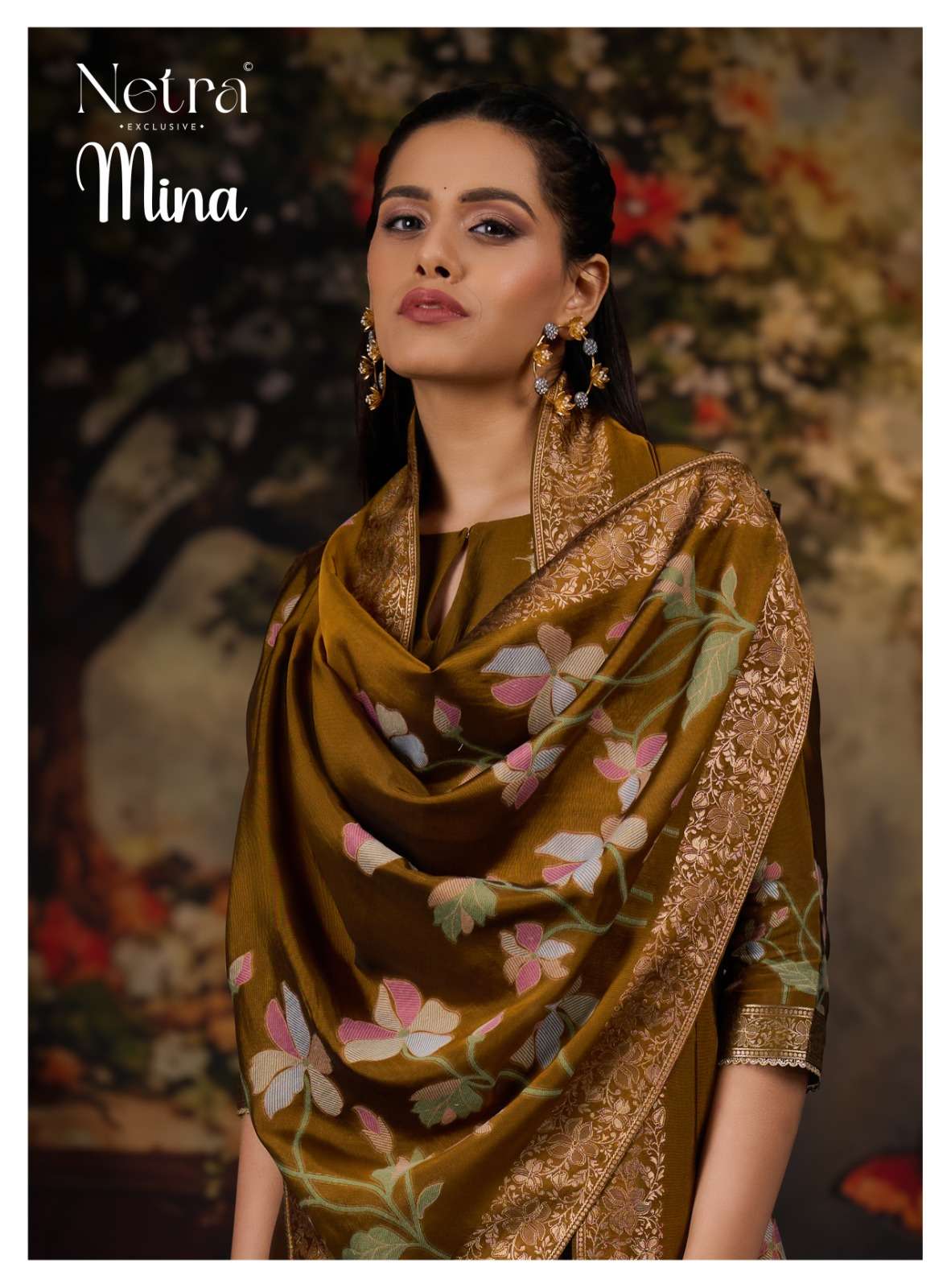 mina by netra 1126 colors fancy handwork designer salwar kameez wholesale price surat