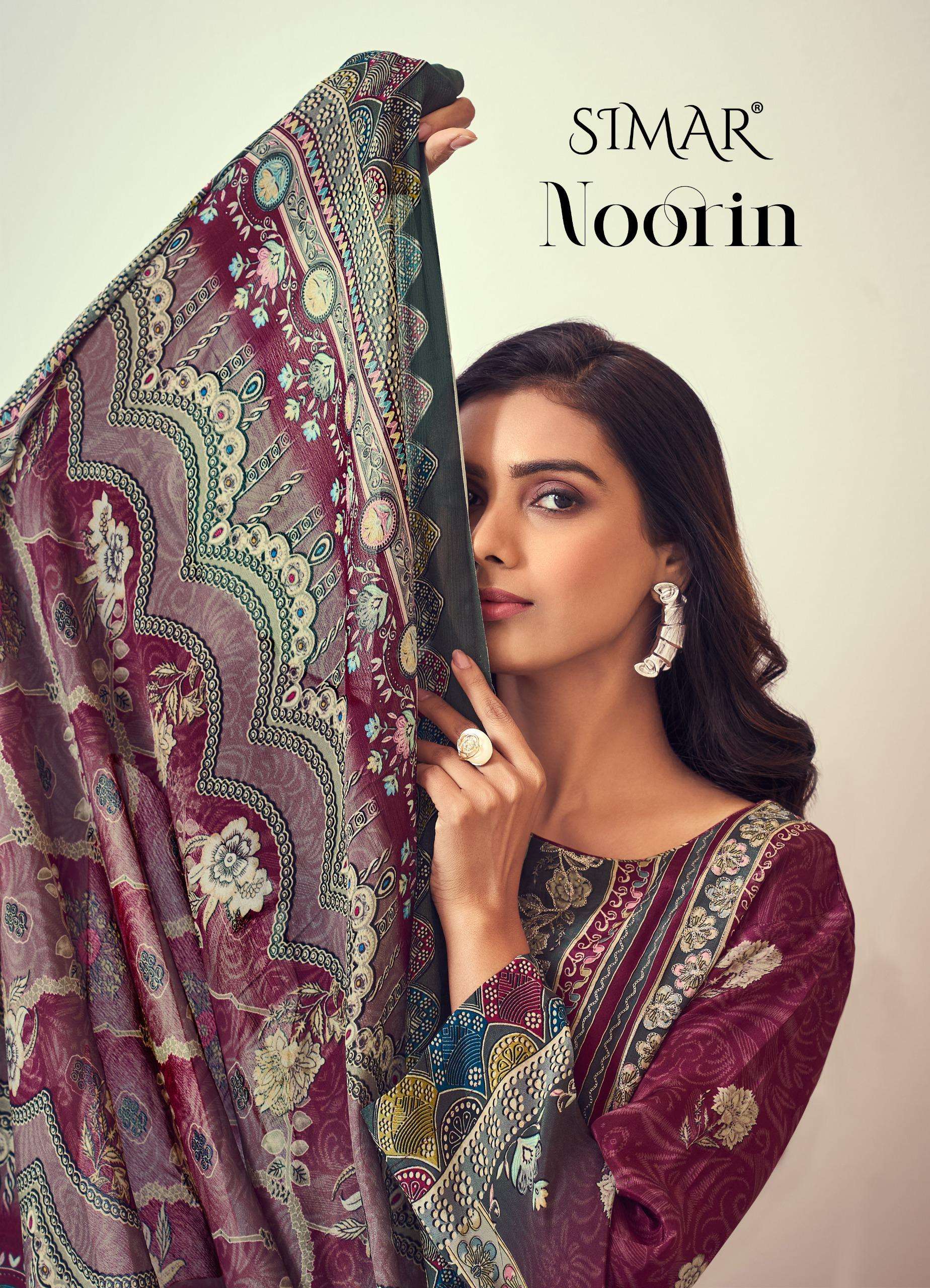 noorin by glossy 8041 colors casual wear fancy salwar kameez wholesale price surat