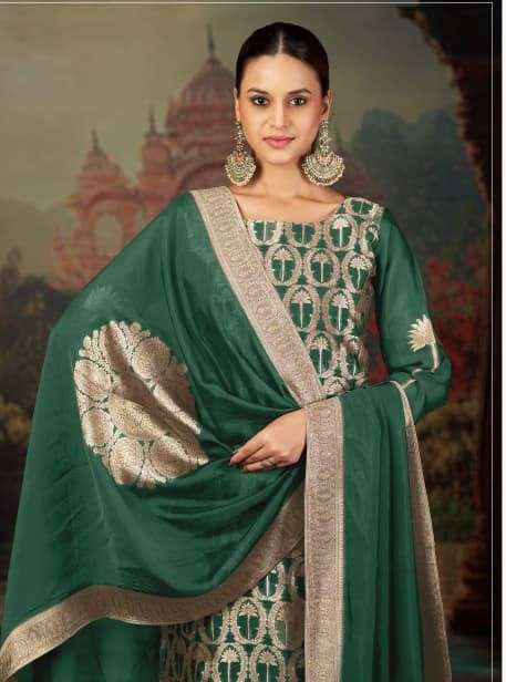 param sunari by sargam prints 2722 colors banglory silk jacquard salwar kameez wholesale price surat