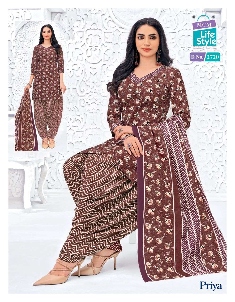 priya vol-27 by mcm lifestyle exclsuvei designer cotton salwar kameez wholesale price surat