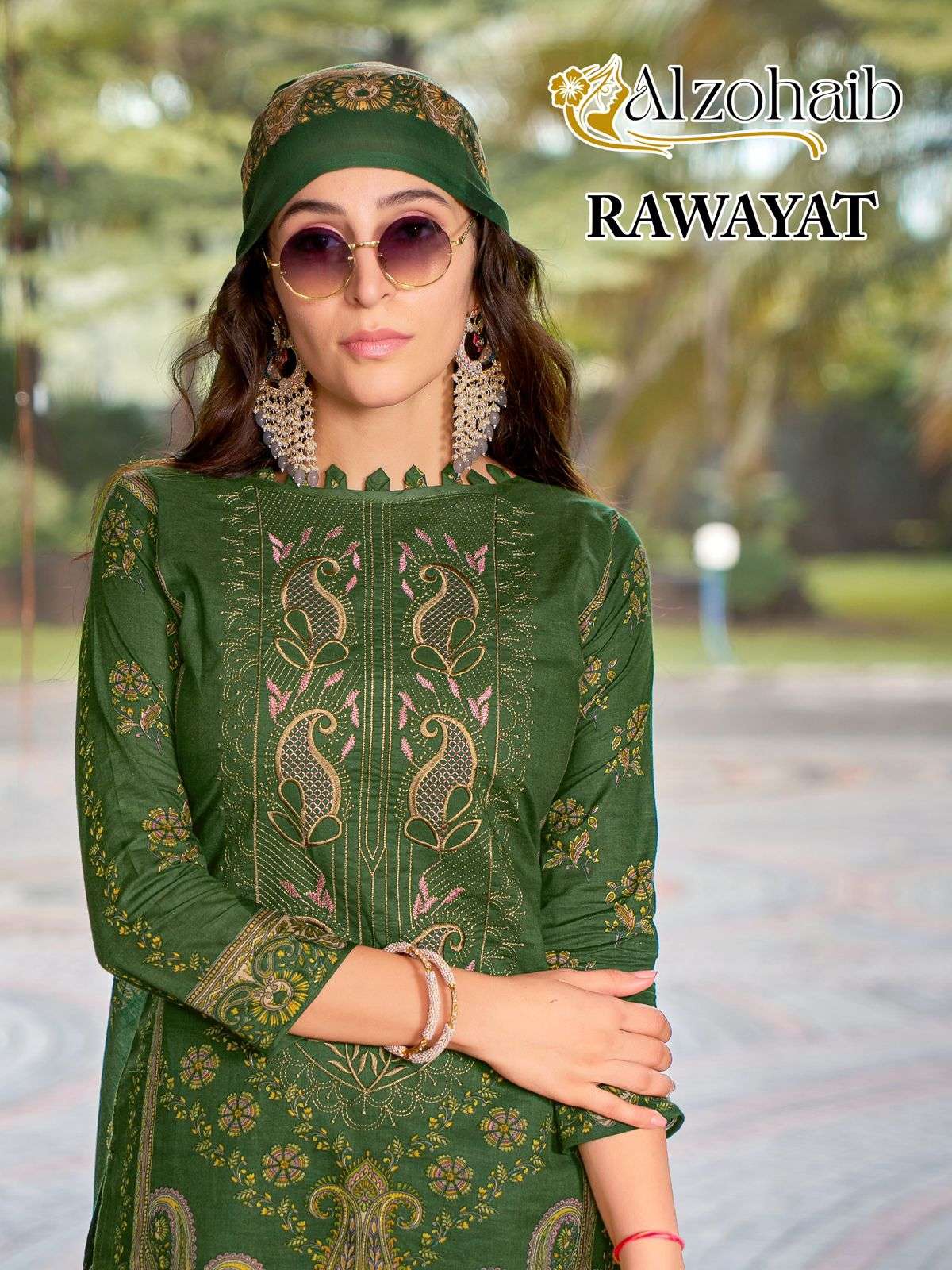 rawayat by al zohaib 1062-1065 series cotton self embroidered salwar kameez wholesale price surat