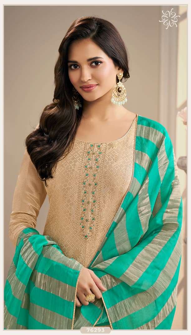 shirina by vinay fashion 76291-76294 series exclusive designer simmer jacquard suit wholesale price surat