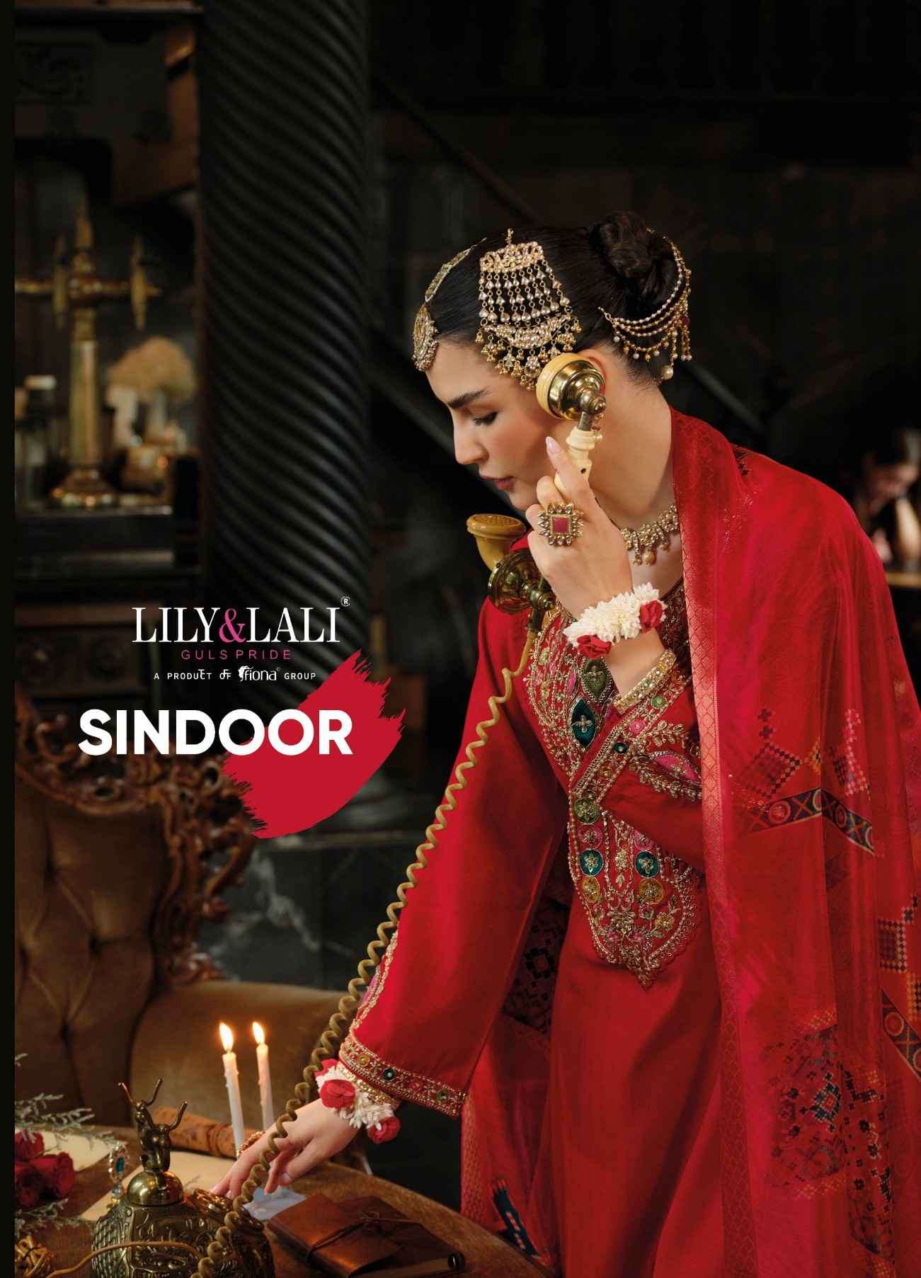 sindoor by lily&lali 28301-28304 series viscose silk designer readymade suit wholesale price surat