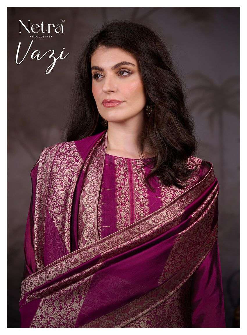 vazi by netra 1139 colors viscose silk jacquard designer salwar kameez wholesale price surat