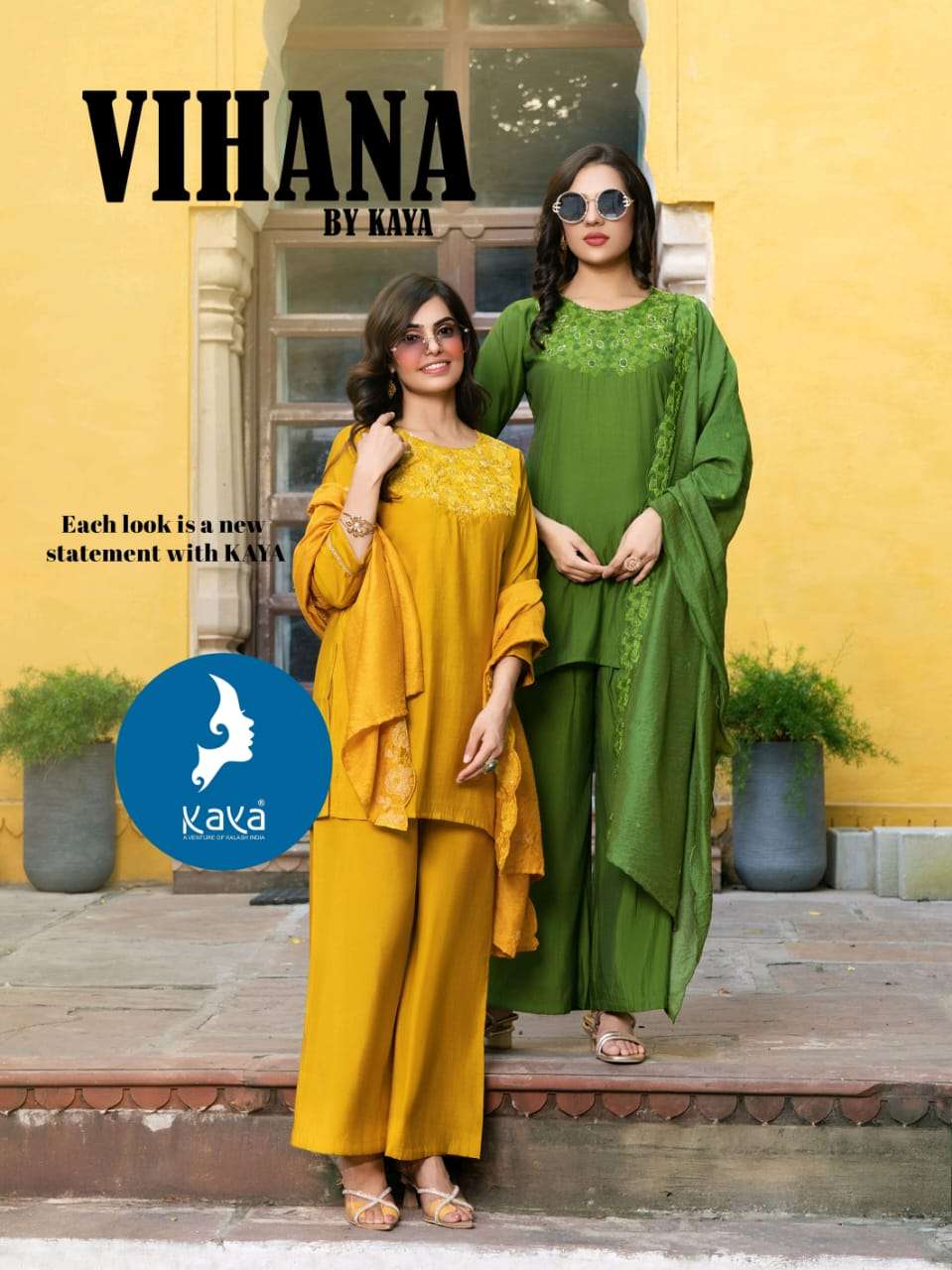 vihana by kaya fancy designer party wear readymade slawar kameez wholesale price surat