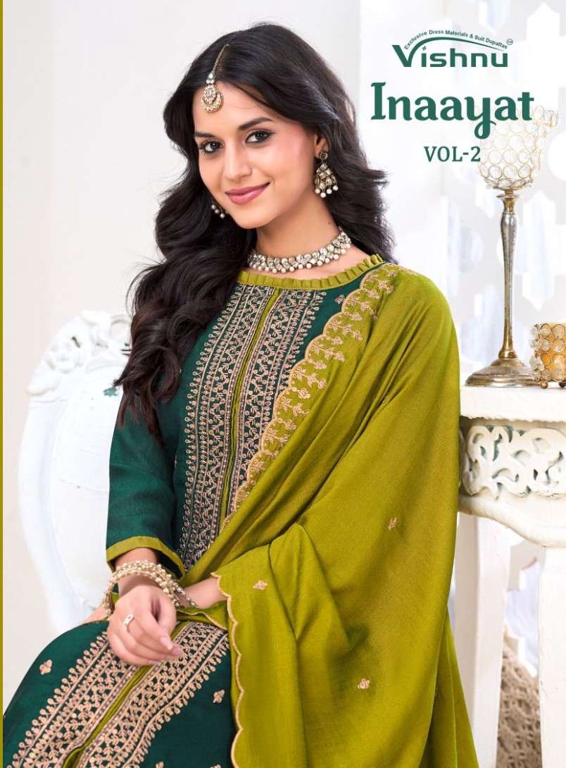 vishnu inaayat vol-2 36001-36012 series vichitra silk designer suit wholesale price surat