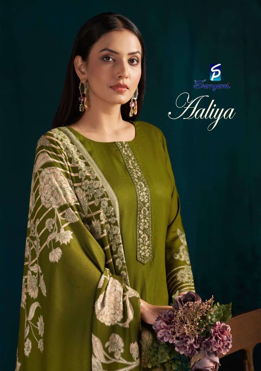 aaliya by sargam 2752 colors pashmina with fancy embroidered salwar kameez wholesale price surat