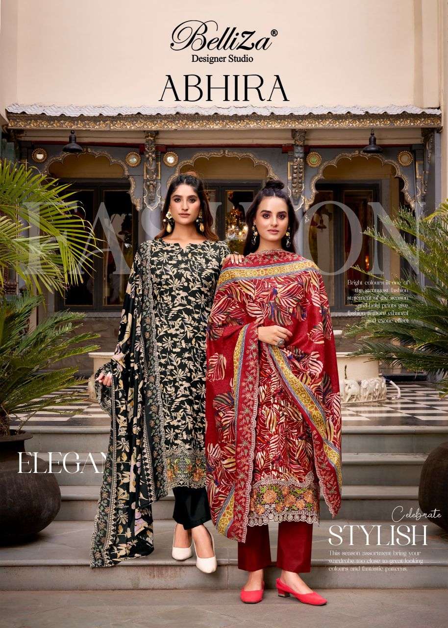 abhira by belliza designer exclusvie fancy embroidered cotton salwar kameez wholesale prcie surat