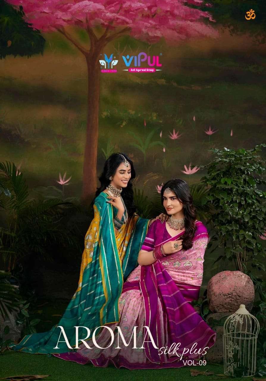 amora silk plus by vipul exclusive designer dola silk designer saree wholesale price surat