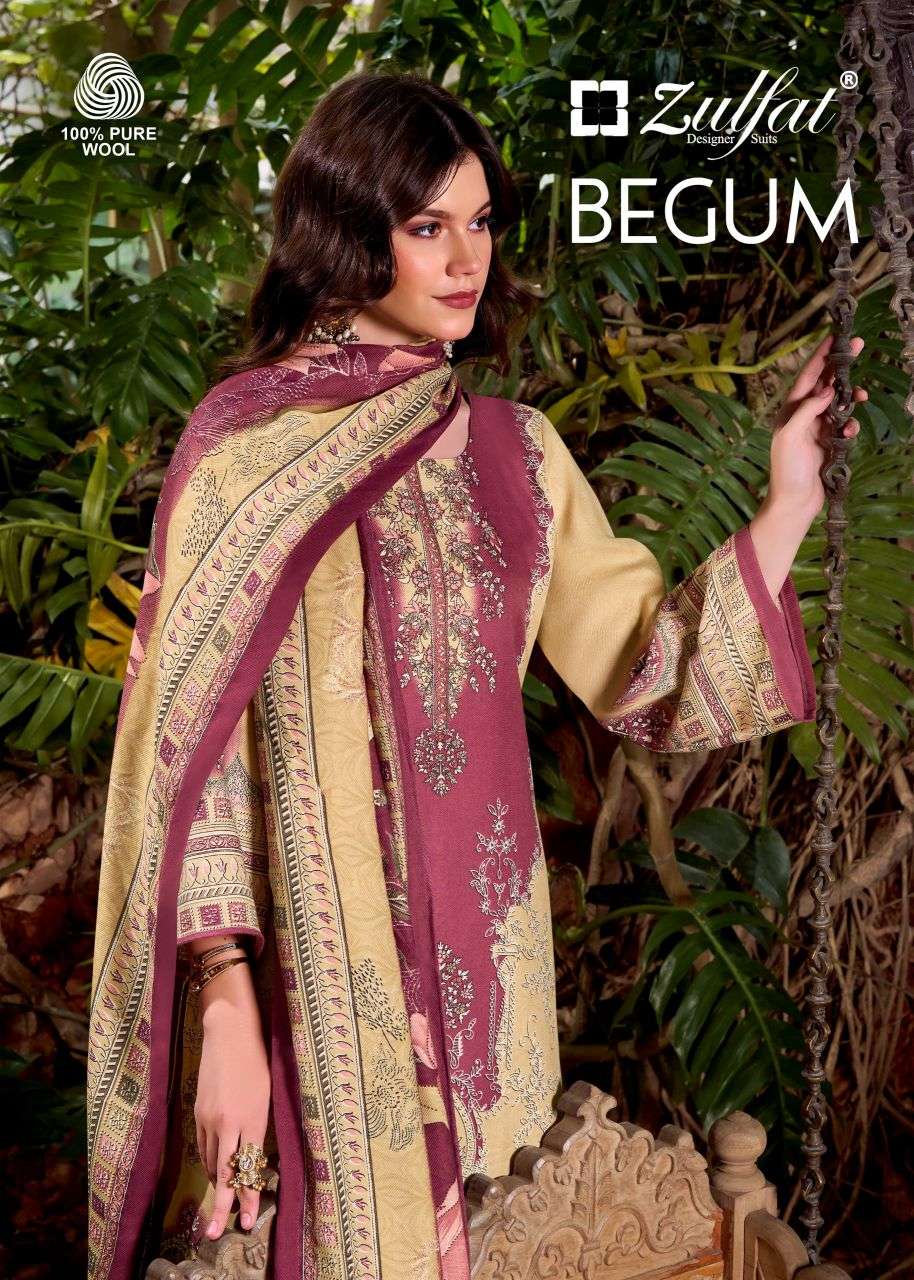 begum by zulfat designer suit wool pashmina designer salwar kameez wholesale price surat