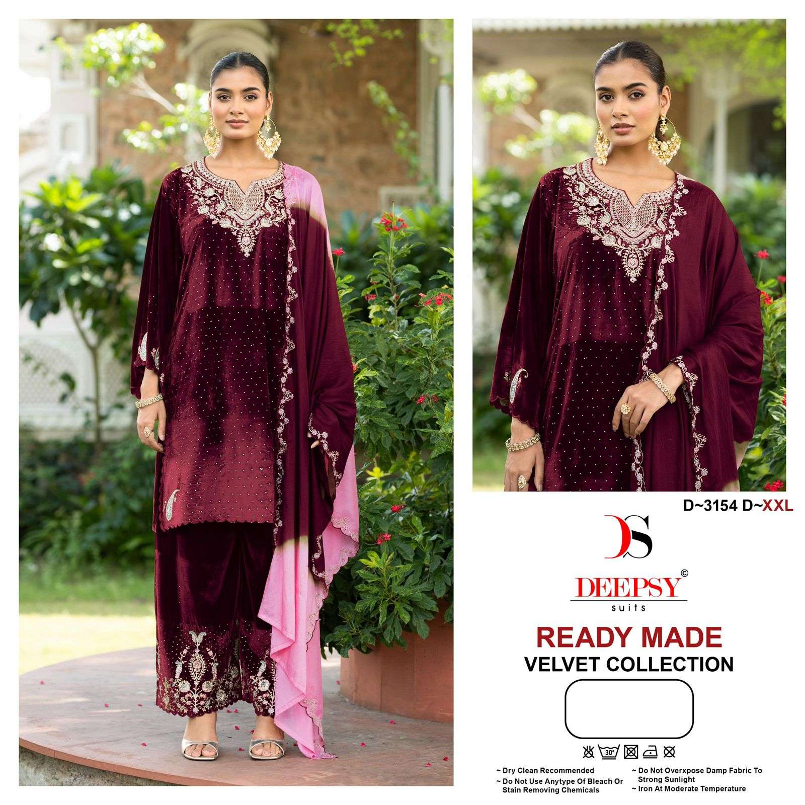 deepsy suits d-3154 wholesale velvet suits supplier in india surat