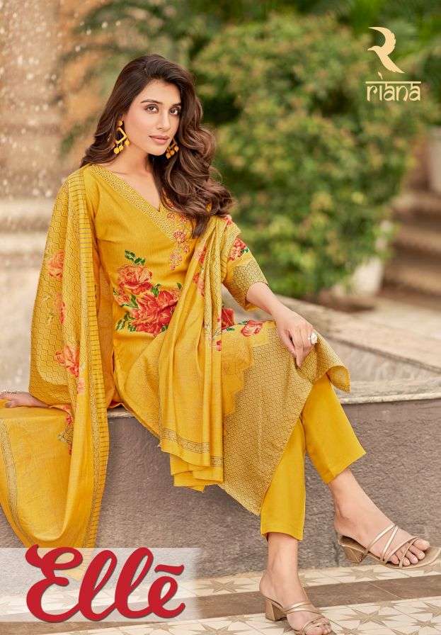 elle by varaa fab fancy embroidered muslin salwar kameez wholesale price surat