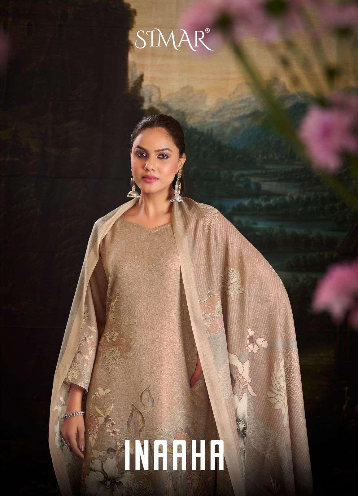 inaaha by glossy exclusvie designer pashmina salwar kameez wholesale price surat