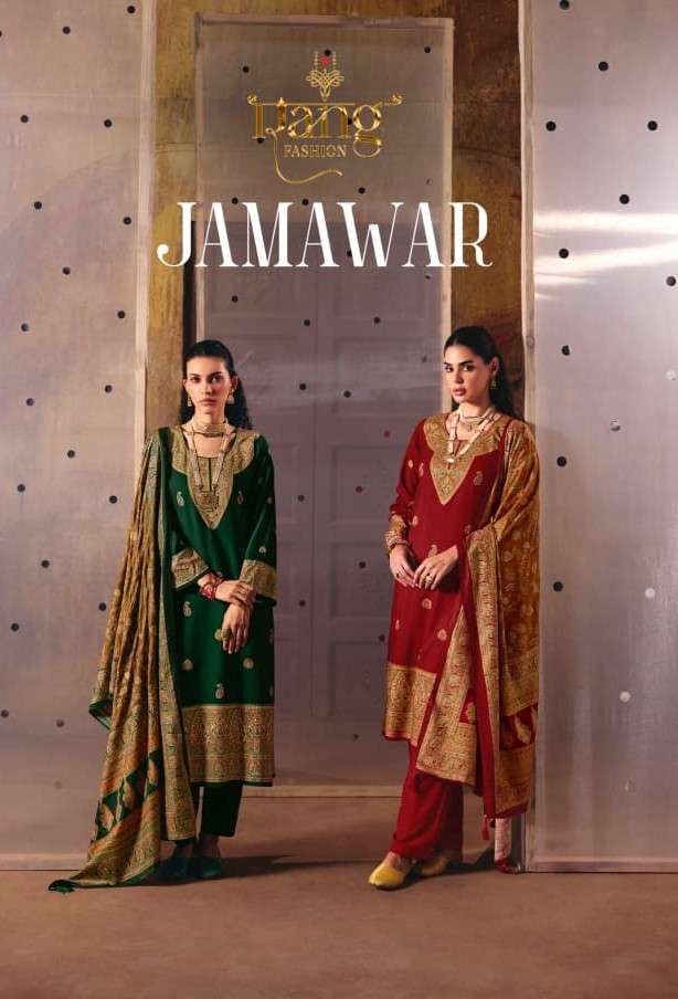 jamawar by rang fashion 1001-1006 series pashmina fancy printed salwar kameez wholesale price surat