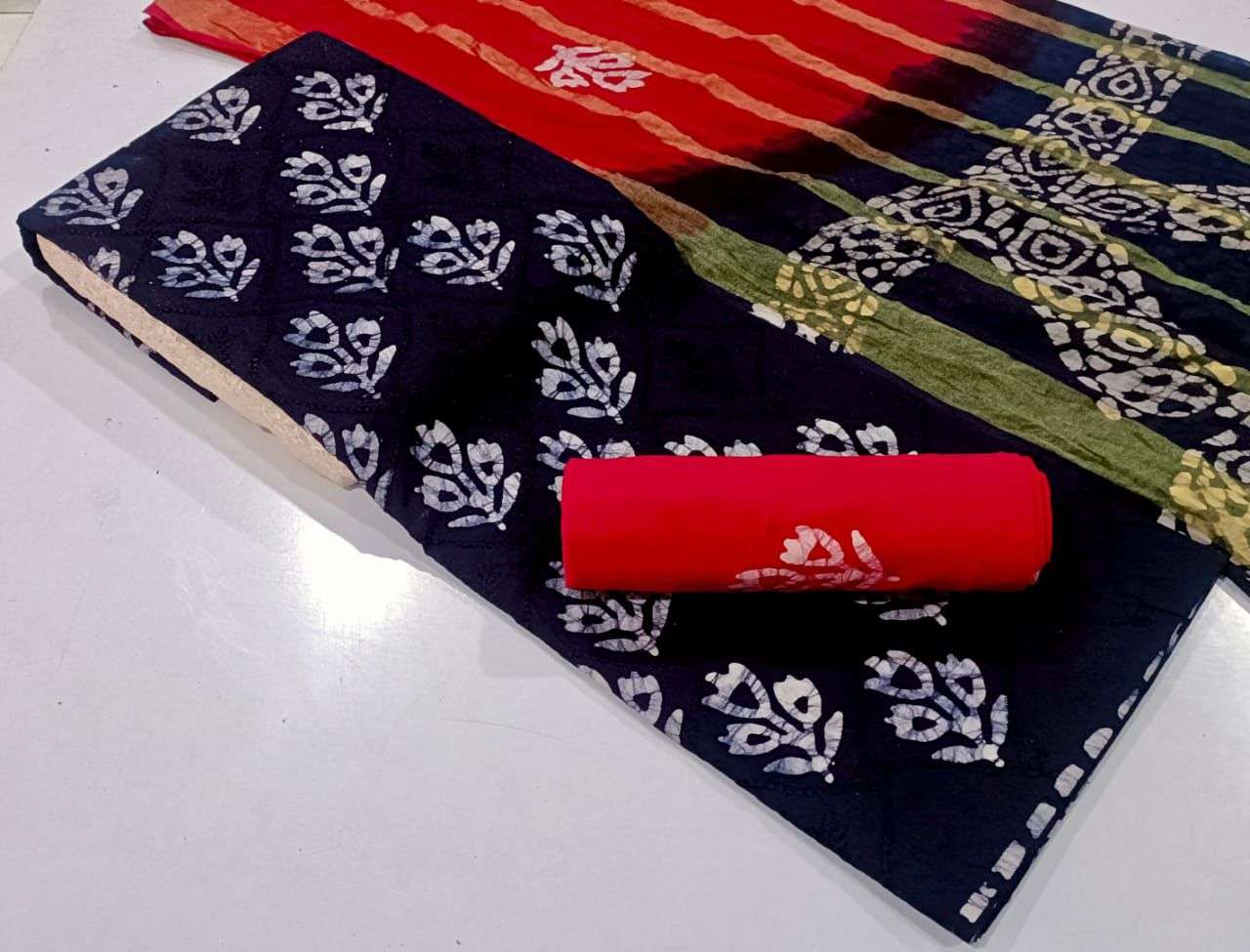 JAY JALARAM PREMIUM COTTON WORK BATIK EDITION -24 COTTON BATIK SALWAR KAMEEZ WHOLESALE PRICE SURAT