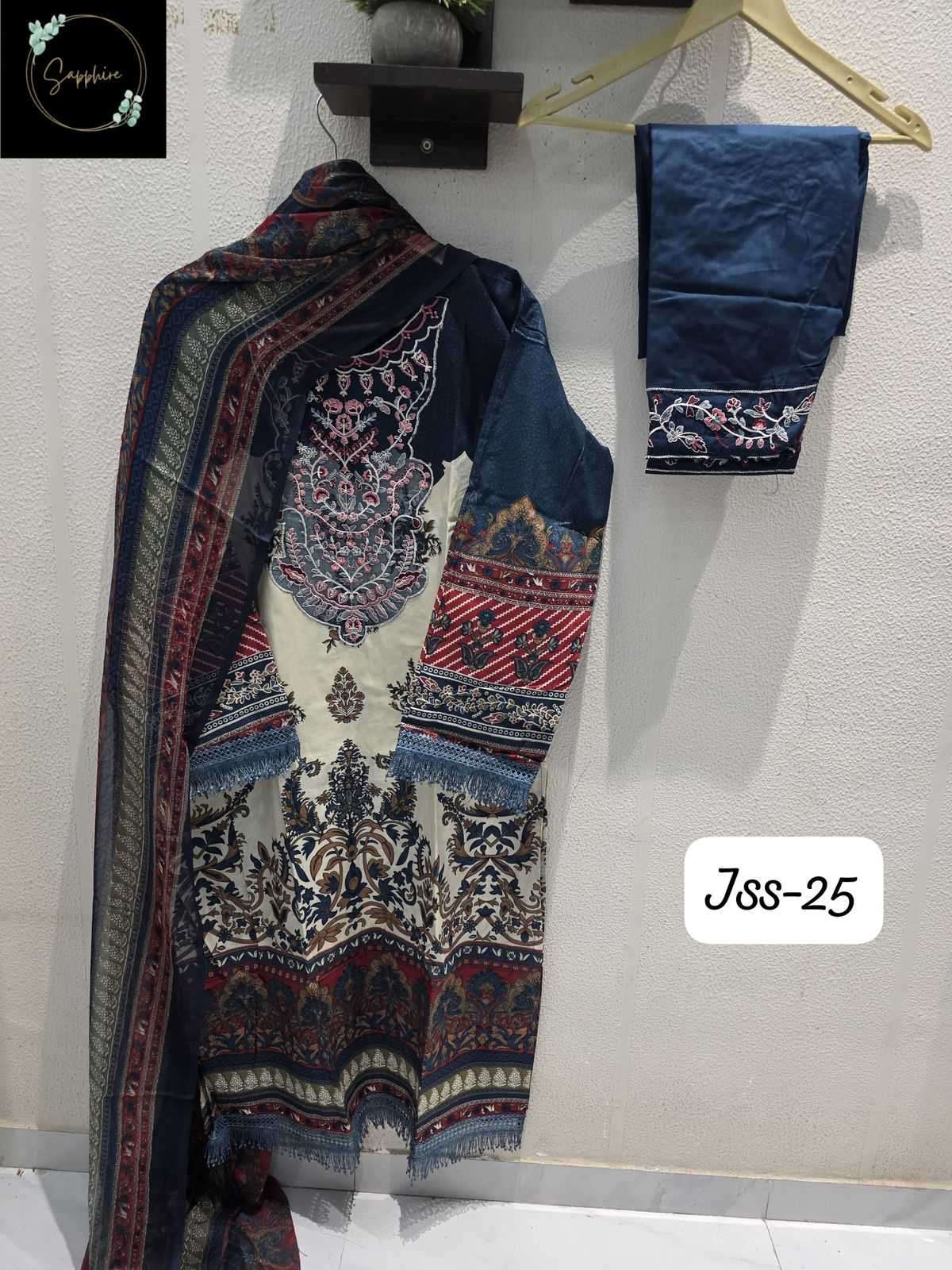 jazmin ss vol-25 by sapphire cotton with fancy designer readymade salwar kameez wholesale price surat