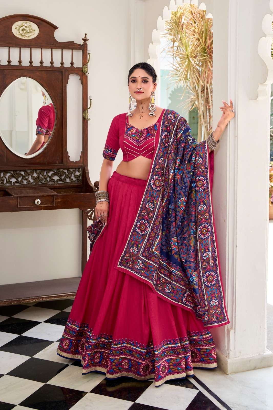 jobaniyu by lnb exclusive designer wedding wear tussar silk lehenga wholesale price surat